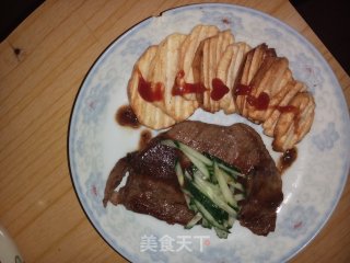 煎牛排的做法