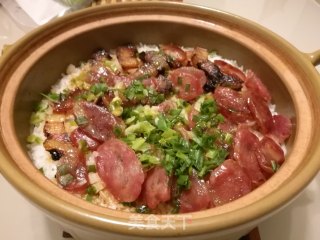 腊味煲仔饭的做法