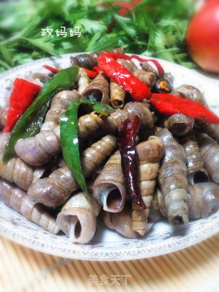 辣炒钉螺的做法