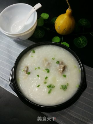 山药排骨粥的做法