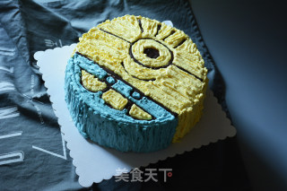小黄人蛋糕的做法
