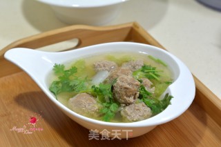 白菜肉丸汤的做法