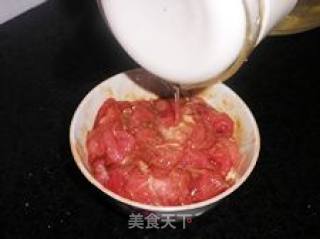香嫩的------耗油牛肉的做法步骤：3