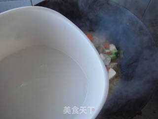 五福临门-----五彩宫灯豆腐的做法步骤：2