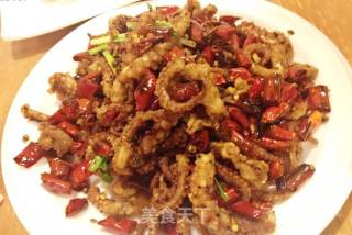 干煸八带鱼的做法