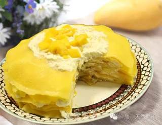 芒果千层蛋糕 在家用平底锅就能做的做法