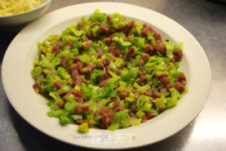 喜气洋洋---熏羊肉烤小面包的做法步骤：2