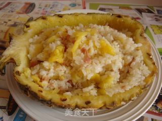 香甜软糯菠萝饭的做法步骤：2