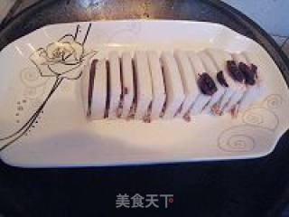 步步高升——发糕腊肉合蒸的做法步骤：4