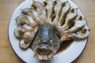 年年有余——孔雀开屏鲈鱼的做法步骤：2