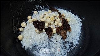 淮山莲子陈皮粥的做法步骤：2