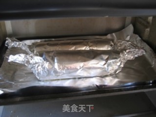 招财进宝--金钱鸡肉卷的做法步骤：4