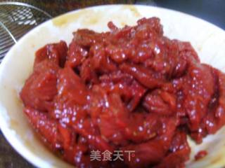 孜然牛肉的做法步骤：2