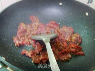 孜然牛肉的做法步骤：2
