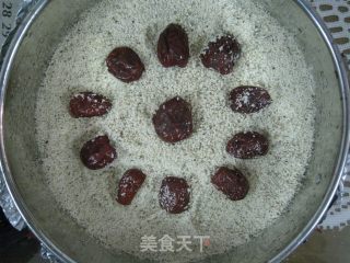 吉星高照——红糖豆渣松糕的做法步骤：4