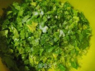 煮饺子不破皮的窍门--芹菜香干猪肉饺的做法步骤：5