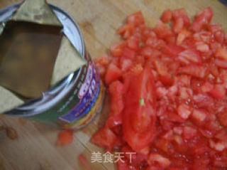 团团圆圆--黄金虾配茄汁肉丸（金凤戏龙珠）的做法步骤：5