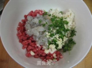 团团圆圆--黄金虾配茄汁肉丸（金凤戏龙珠）的做法步骤：5