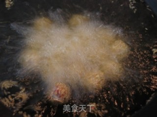 团团圆圆--黄金虾配茄汁肉丸（金凤戏龙珠）的做法步骤：5