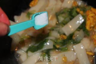家常炒白粿的做法步骤：2