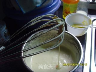 爱心双味蛋卷的做法步骤：2