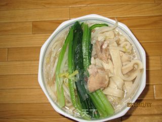 爱心晚餐の手擀面的做法步骤：2