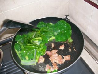 家常菜谱@@芥兰炒肉片的做法步骤：4