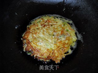 土豆丝鸡蛋煎饼的做法步骤：3