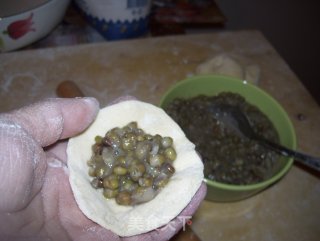 蒸豆包的做法步骤：2