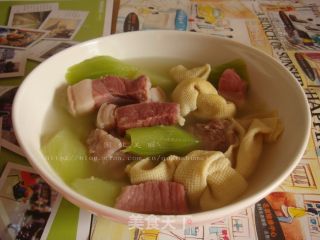 莴笋版腌笃鲜的做法步骤：2