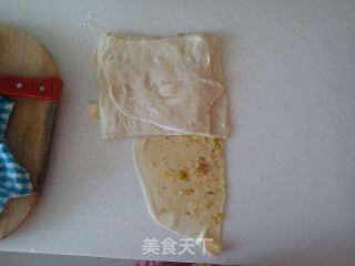 层层叠叠葱花饼的做法步骤：2