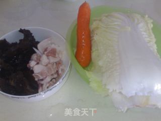 冬天暖身的炖白菜的做法步骤：2