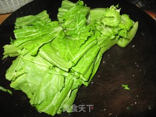 芥菜番薯汤的做法步骤：2