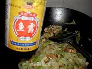 香干炒包菜的做法步骤：2