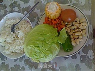 什锦炒饭的做法步骤：2