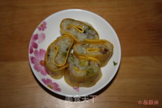 蛋卷腊味八宝饭的做法步骤：2