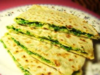 韭菜虾皮馅饼的做法步骤：5