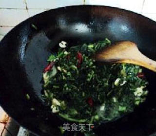 雪菜毛豆肉丝的做法步骤：2