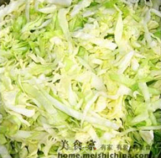 辣拌包心菜的做法步骤：3