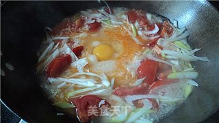 番茄泡饭的做法步骤：2