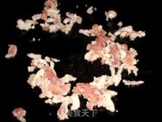 千张结烧肉末的做法步骤：2