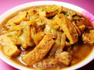 豆腐炖白菜的做法步骤：4