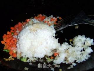 什锦炒饭的做法步骤：3