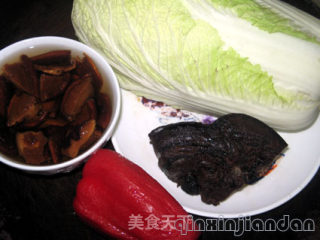 大白菜炒腊肉的做法步骤：3