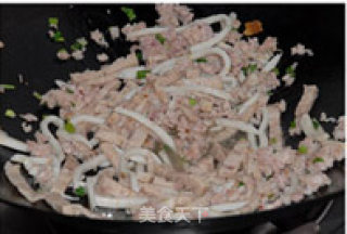 炒咸面线的做法步骤：2