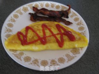 营养美味的美式早餐---美式煎蛋(omelet)的做法步骤：2