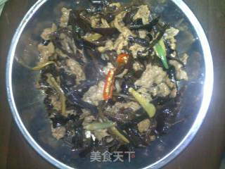 双丝炒肉的做法步骤：2