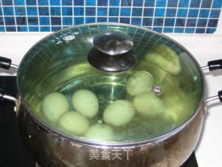 卤肉。蛋的做法步骤：5