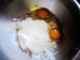 萝卜丝鸡蛋饼的做法步骤：2
