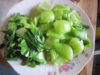 腊肠油菜的做法步骤：2
